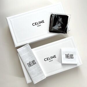 Two Celine Sunglasses Boxes & cleaning cloth